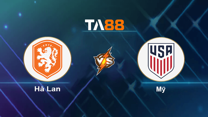 TA88 Soi kèo nhận định Hà Lan vs Mỹ, 22h00 ngày 03/12/2022